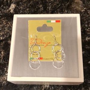Disney NWT Sterling Silver Italian Earrings